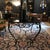 French Art Deco Wrought Iron Dining Table with Black Colored Glass, 1930s For Sale - Image 5 of 18