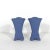 Vintage Blue and White Jasperware Mini Vases, Wedgwood Style Miniature For Sale - Image 4 of 8