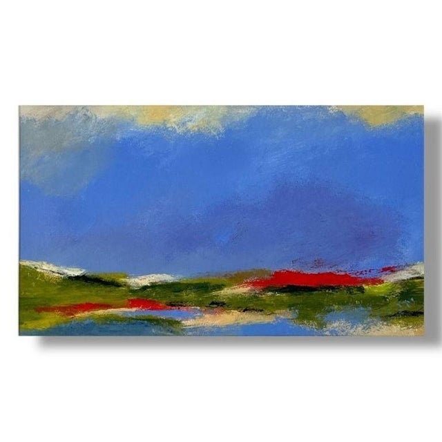 Colleen Sabo (American/Maryland 20th century) Acrylic on Paper "Marshes of the Eastern Shore". Signed lower right. Framed,...