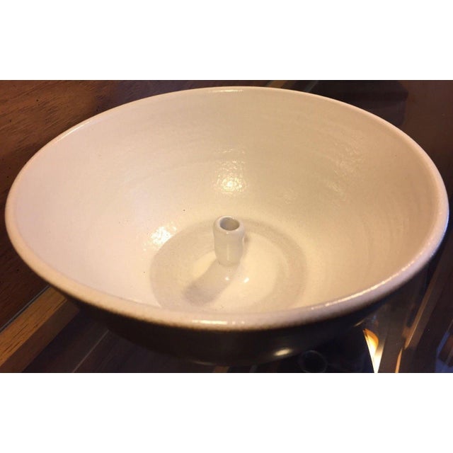 Prototype steamer bowl by Heath Ceramics (1971). Description: (1) Ceramic prototype steamer bowl, features a steamer...