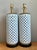 White Vintage Perforated Ceramic Table Lamps - Pair For Sale - Image 8 of 13