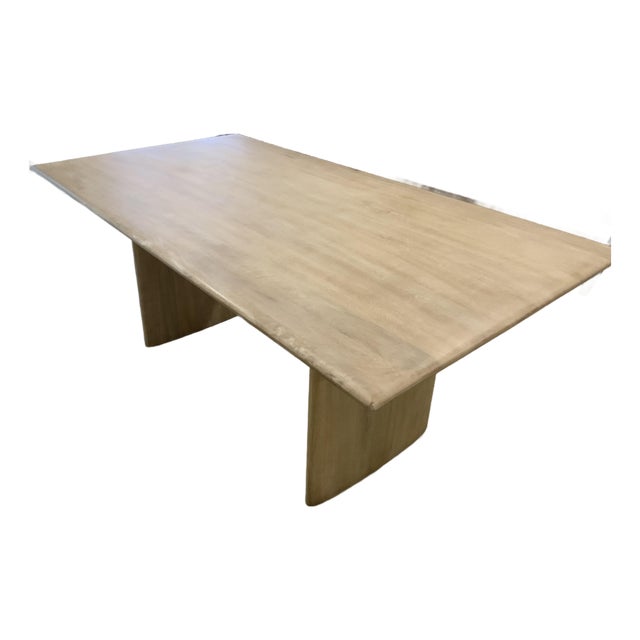 West Elm Anton Solid Wood Dining Table For Sale