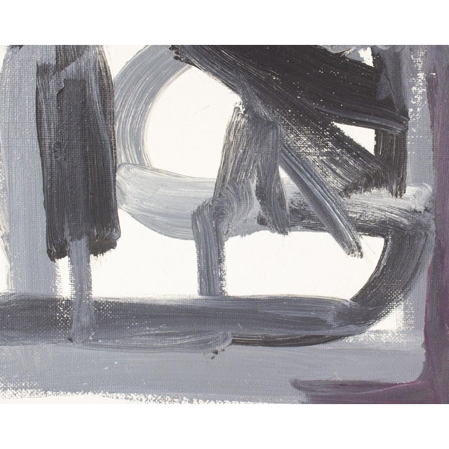 Oil on Board Abstract Painting by Pennerton West For Sale In Indianapolis - Image 6 of 9