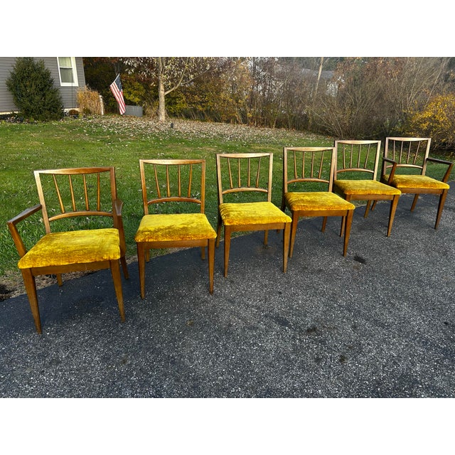 1960s Mid Century Table and 6 Chairs For Sale In Cleveland - Image 6 of 12
