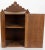 American Antique Poplar Folk Art Hanging Cabinet For Sale - Image 3 of 3