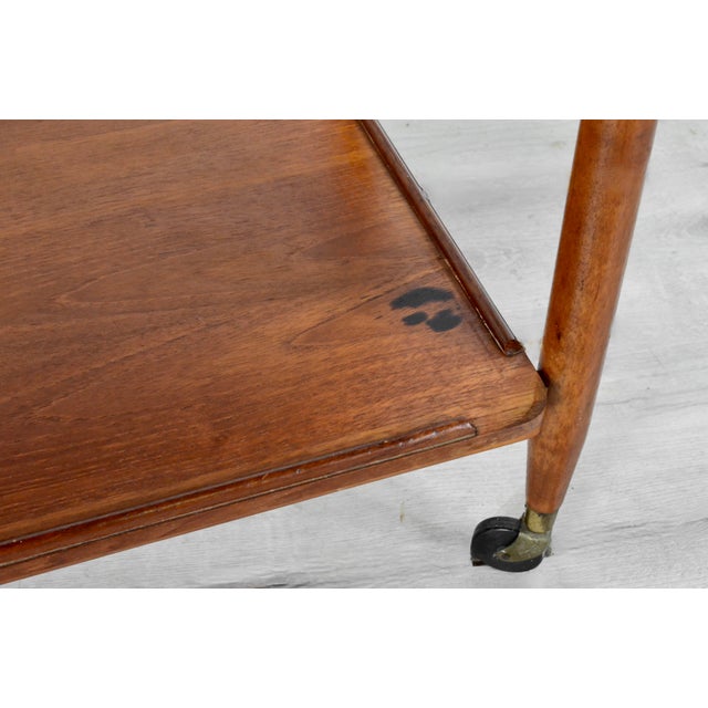 Mid-Century Modern Teak Cocktail Trolley from White & Newton For Sale - Image 6 of 10