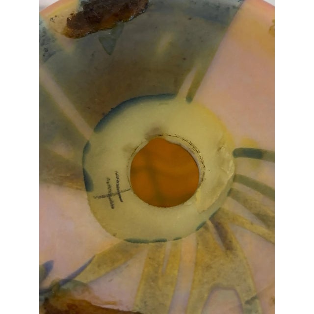 Durand King Tut Pattern Glass Vase For Sale - Image 9 of 10