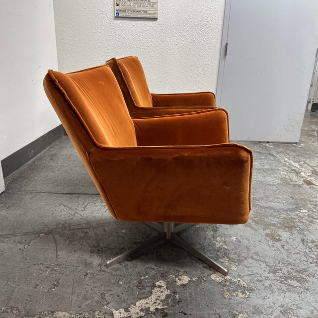 Four Hands Jacob Swivel Chairs, Pair For Sale - Image 4 of 12