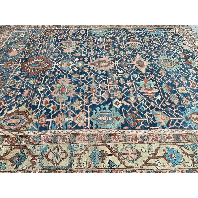 Antique Heriz Rug, 19th Century For Sale - Image 5 of 18