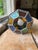 Mid 20th Century Hanging Mid 20th Century Art Deco Stained Glass Chandelier For Sale - Image 5 of 5