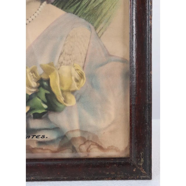 Beige Framed 1910s the Theatre Magazine Blanche Bates Cover For Sale - Image 8 of 10