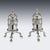 Antique French Silver Salt and Pepper Mills from Odiot, Paris, 1880s, Set of 4 For Sale - Image 4 of 18