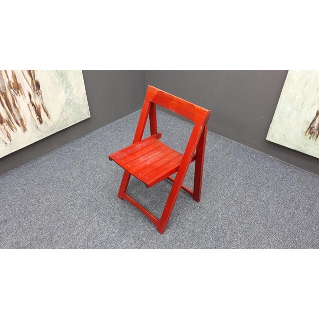Vintage Folding Chair by Aldo Jacober for Alberto Bazzani, 1960s For Sale - Image 4 of 8