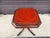 1940s Vintage English Regency Table With Red Leather Top. For Sale In Orlando - Image 6 of 10