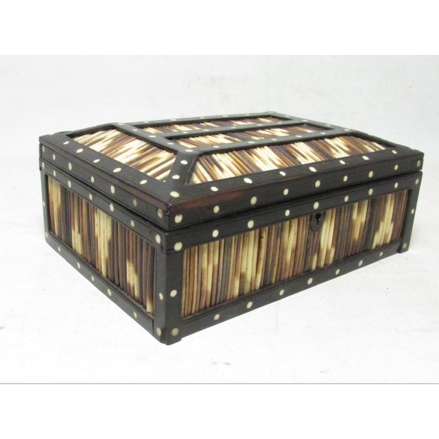 Anglo Indian Anglo Indian Quill Box For Sale - Image 4 of 10