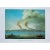 First Edition Full-Color Print after painting "Il Vesuvio visto dal Mare" (Vesuvius seen from the Sea) by unknown artist...