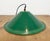 Industrial Green Enamel Factory Pendant Lamp, 1950s For Sale - Image 14 of 16