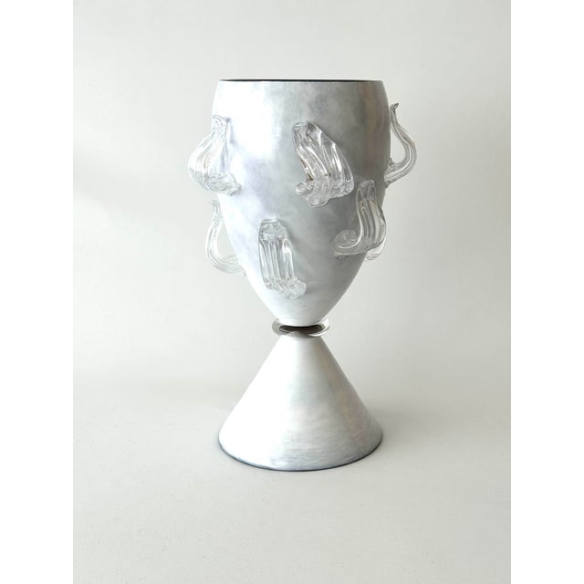 Glass Vase by Richard Rooze 2010 For Sale - Image 4 of 12