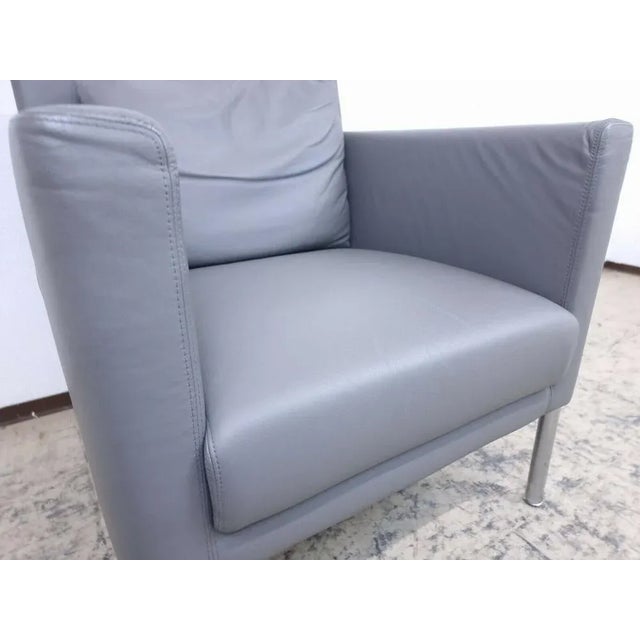 Walter Knoll armchair Jason 391 made of real leather, in almost very good condition. Slight signs of wear: A few scratches...