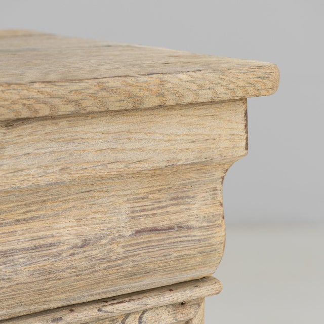 Brown 19th Century French Oak Bedside Table For Sale - Image 8 of 18