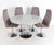 Mid-Century Modern 1970s Tulip Base Dining Set Johansen Design Markaryd Swedish Modern For Sale - Image 3 of 12