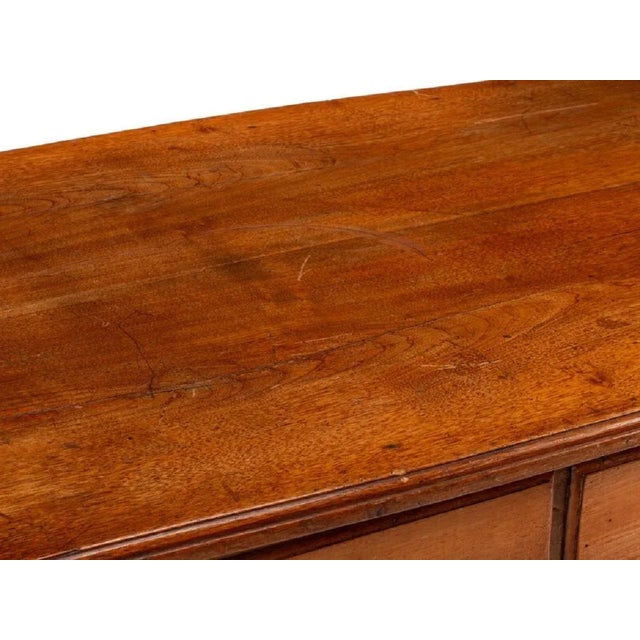 Dutch Carved Walnut Table with Two Drawers, 19th Century For Sale - Image 4 of 5