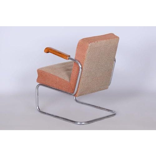 Bauhaus Armchair attributed to Vichr a Spol., 1930s For Sale - Image 10 of 12