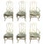 Set of Six White Lacquer Queen Anne Dining Chairs For Sale - Image 11 of 11