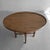 1940s Arts and Crafts Oval Walnut Side Table For Sale In New York - Image 6 of 9