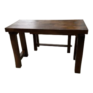 Antique Solid Wood Table and Bench