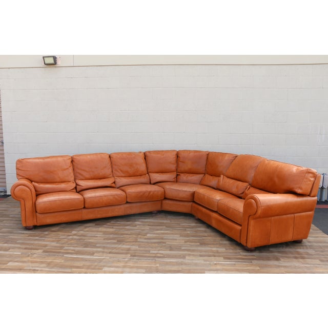 Bring timeless Italian luxury into your home with this exceptional vintage Gamma Arredamenti International leather...
