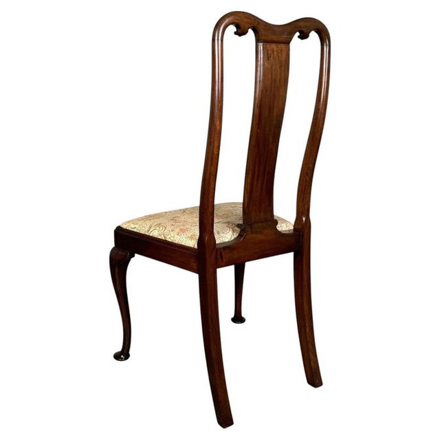 2000 - 2009 Queen Anne Walnut Dining Chairs by Morgan & Co, Set of 8 For Sale - Image 5 of 10