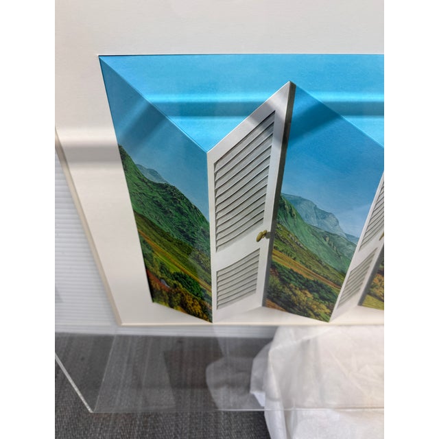 2000 - 2009 Circa 2003 Patrick Hughes "Shutters" Original Art Work, Signed For Sale - Image 5 of 12