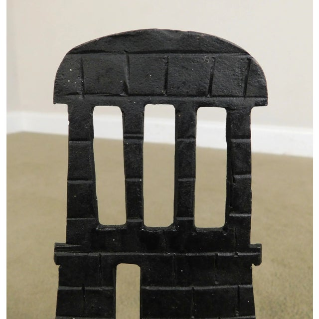 Metal Vintage Ornamental Iron Light House For Sale - Image 7 of 13