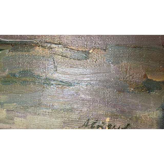 1980s Oil Painting Baltic Sea Strelov Arkady Efimovich For Sale - Image 4 of 9