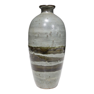 Large Circular Ceramic Vase by Albert Green (1914 - 1994)