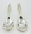 1980s 1980s Emilia Castillo for Los Castillo Taxco Silver Plate Fish Salad Serving Set - a Pair For Sale - Image 5 of 14