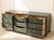 Vintage Dark Green Geometric Credenza With Brass Hardware For Sale - Image 12 of 12