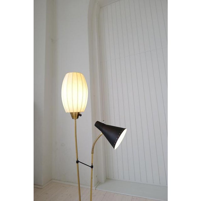 Mid-Century Floor Lamp attributed to Hans Bergström for Ateljé Lyktan, Sweden, 1950s For Sale - Image 17 of 18