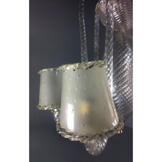 Vintage Chandelier in Murano, 1940s For Sale - Image 4 of 18