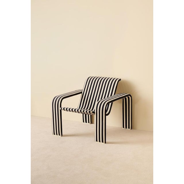 Rare "Armchair 004" by Antti & Vuokko Nurmesniemi, Finland, 1970s Good condition with minor signs of usage. This piece is...