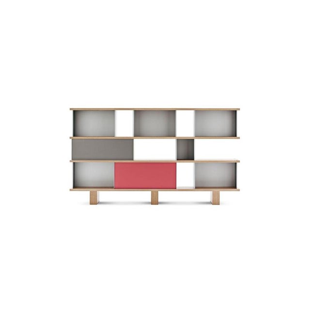 Nuage Shelving Unit in Wood and Aluminium by Charlotte Perriand for Cassina For Sale - Image 9 of 13