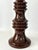 1960s Large Glossy Brown MId Century Modern Ribbed Ceramic Table Lamps - a Pair For Sale In Cincinnati - Image 6 of 15