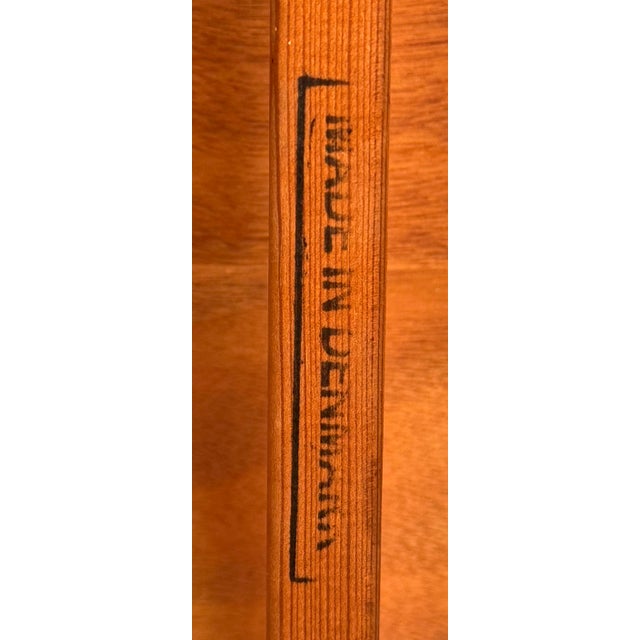 Mid-Century Teak Draw Leaf Table Made in Denmark For Sale - Image 10 of 15