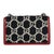 Gucci Black White Red Tweed GG Monogram Medium Dionysus Shoulder Bag For Sale - Image 4 of 9