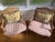 A Pair of Custom Scalamandre Botanical Pillows in Honey Mustard and Chocolate Brown For Sale - Image 9 of 11