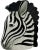 Vintage Zebra Head Ceramic Planter Vase 9" Mid Century Safari Decor For Sale - Image 11 of 12
