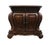 Aico Michael Amini Romanza Collection Old World Baroque 38" Bombe Nightstand - Deep Claret Finish 74040-56 For Sale - Image 10 of 15