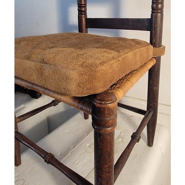 19Thc Child's Ladder Back Chair For Sale - Image 4 of 6