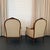 Pair of Mid-Century Louis XVI Style Carved Walnut Bergère Armchairs For Sale In New York - Image 6 of 9